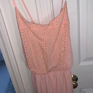 Long pink maxi